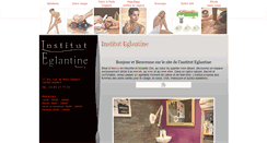 Desktop Screenshot of institut-eglantine.com